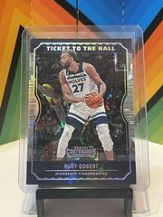 Rudy Gobert [Cracked Ice] #26 Basketball Cards 2022 Panini Contenders Ticket to the Hall Prices