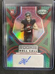 Drake London [Green] Football Cards 2022 Panini Certified Rookie Roll Call Signatures Prices