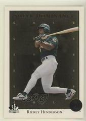 Rickey Henderson [Gold] #SD2 Baseball Cards 1998 SP Authentic Sheer Dominance Prices