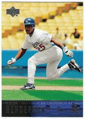 Rickey Henderson #188 Baseball Cards 2004 Upper Deck Prices