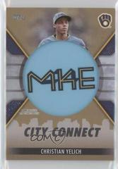 Christian Yelich [Gold] #CC-CY Baseball Cards 2023 Topps City Connect Commemorative Patch Prices