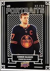 Connor McDavid [Gold] #P-9 Hockey Cards 2022 Upper Deck UD Portraits Prices