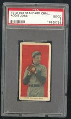 Addie Joss Baseball Cards 1910 E93 Standard Caramel Prices
