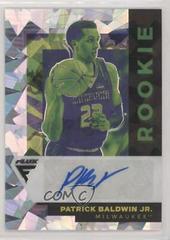 Patrick Baldwin Jr. [Cracked Ice] Basketball Cards 2022 Panini Chronicles Draft Picks Flux Rookie Autographs Prices
