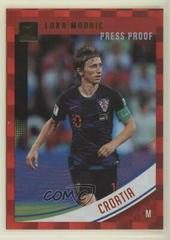 Luka Modric [Press Proof Red] Soccer Cards 2018 Panini Donruss Prices
