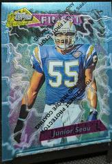 Junior Seau [Refractor] Football Cards 1995 Topps Finest Boosters Prices
