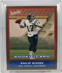 Philip Rivers [Gold] Football Cards 2004 Bazooka Prices