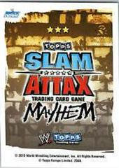 Chris Masters Wrestling Cards 2010 Topps Slam Attax WWE Mayhem Prices