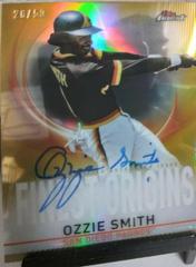 Ozzie Smith [Gold Refractor] #OS Baseball Cards 2019 Topps Finest Origins Autograph Prices