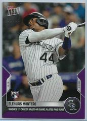 Elehuris Montero [Purple] #743 Baseball Cards 2022 Topps Now Prices