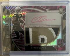 Chris Olave [Neon Pink] Football Cards 2022 Panini Spectra Radiant Rookie Patch Signatures Prices