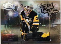 Tristan Jarry [Gold] #FL-6 Hockey Cards 2022 Skybox Metal Universe Flash the Glove Prices