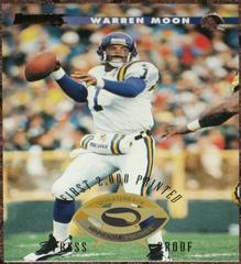 Warren Moon [Press Proof] #65 Football Cards 1996 Panini Donruss Prices