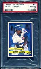Andre Dawson #59 Baseball Cards 1989 Panini Stickers Prices