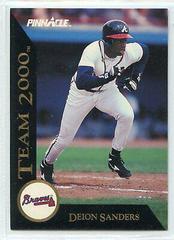 Deion Sanders #31 Baseball Cards 1992 Pinnacle Team 2000 Prices
