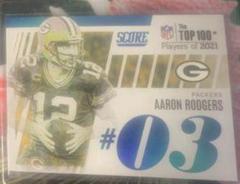 Aaron Rodgers #T3 Football Cards 2022 Panini Score Top 100 Prices