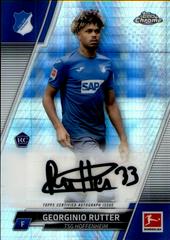 Georginio Rutter [Prism] Soccer Cards 2021 Topps Chrome Bundesliga Autographs Prices