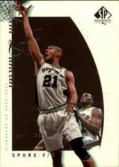 Tim Duncan #73 Basketball Cards 1999 SP Authentic Prices