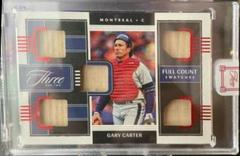 Gary Carter [Red] #FCS-GC Baseball Cards 2022 Panini Three and Two Full Count Swatches Prices