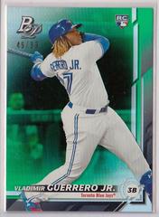 Vladimir Guerrero Jr. [Green] #27 Baseball Cards 2019 Bowman Platinum Prices