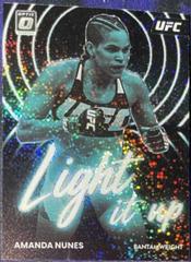 Amanda Nunes [White Sparkle] #11 Ufc Cards 2023 Panini Donruss Optic UFC Light It Up Prices