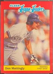 Don Mattingly Baseball Cards 1989 Fleer League Leaders Prices