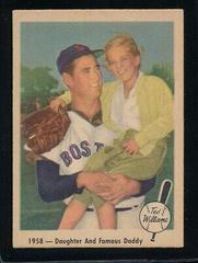 1958 Daughter and [Famous Daddy] #64 Baseball Cards 1959 Fleer Ted Williams Prices