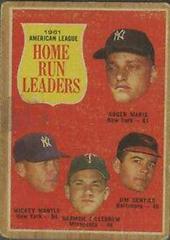 AL Home Run Leaders #53 Baseball Cards 1962 Venezuela Topps Prices