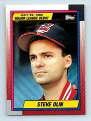 Steve Olin #90 Baseball Cards 1990 Topps Major League Debut Prices