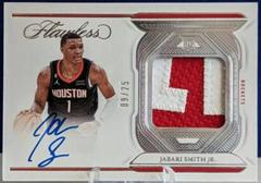 Jabari Smith Jr. #19 Basketball Cards 2022 Panini Flawless Patch Autograph Prices
