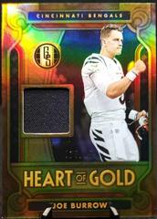 Joe Burrow #18 Football Cards 2023 Panini Gold Standard Heart of Threads Prices