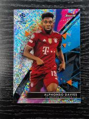 Alphonso Davies [Speckle] Soccer Cards 2021 Topps Finest UEFA Champions League Prices