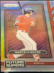 Marcelo Mayer [Silver] Baseball Cards 2023 Panini Prizm Future Supers Prices