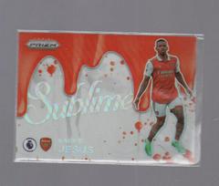Gabriel Jesus #9 Soccer Cards 2022 Panini Prizm Premier League Sublime Prices
