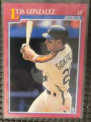 Luis Gonzalez #99T Baseball Cards 1991 Score Traded Prices
