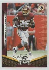 Adrian Peterson [1st Down] #109 Football Cards 2019 Panini Playoff Prices