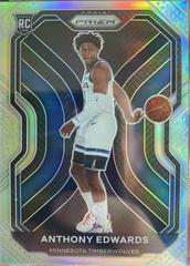 Anthony Edwards [Silver Prizm] Basketball Cards 2020 Panini Prizm Prices