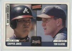 Chipper Jones, Tom Glavine Baseball Cards 2001 Upper Deck Victory Prices