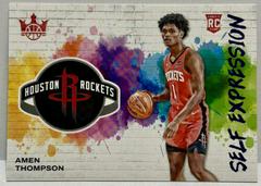 Amen Thompson [Violet] #24 Basketball Cards 2023 Panini Court Kings Self Expression Prices