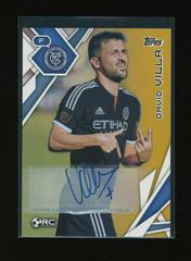 David Villa [Gold Autograph] Soccer Cards 2015 Topps MLS Prices