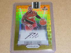 Damian Lillard [Premium Gold Prizm] Basketball Cards 2021 Panini Prizm Flashback Signatures Prices
