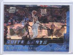 Luka Doncic [Blue Ice] #1 Basketball Cards 2021 Panini Contenders Optic Suite Shots Prices