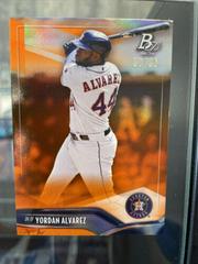 Yordan Alvarez [Orange] #37 Baseball Cards 2021 Bowman Platinum Prices