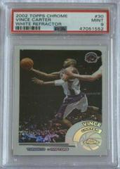 Vince Carter [White Refractor] Basketball Cards 2002 Topps Chrome Prices