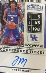 Tyrese Maxey [Conference Autograph] #68 Basketball Cards 2020 Panini Contenders Draft Picks Prices