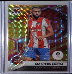 Matheus Cunha [Orange Fluorescent] Soccer Cards 2021 Panini Mosaic LaLiga Prices