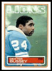 Dexter Bussey Football Cards 1983 Topps Prices