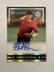 Hunter Brown [Retail Gold] Baseball Cards 2020 Leaf Draft Autographs Prices