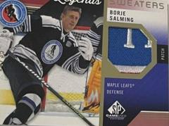 Borje Salming [Patch] #HOF-BS Hockey Cards 2021 SP Game Used HOF Legends Sweaters Prices