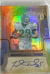 Fred Taylor [Platinum] #GAA-FTA Football Cards 2022 Panini Gold Standard Golden Age Autographs Prices